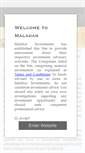 Mobile Screenshot of malabarinvest.com